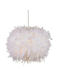 glow White Feather Ceiling Light 50cm - British product