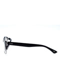 Storm Black reading glasses with polycarbonate lenses, UK version