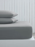 Purple Blackberry Cotton Rich Deep Fitted Bed Sheet