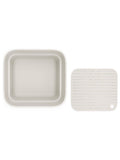 Brabantia grey washing up bowl with drying tray - British product