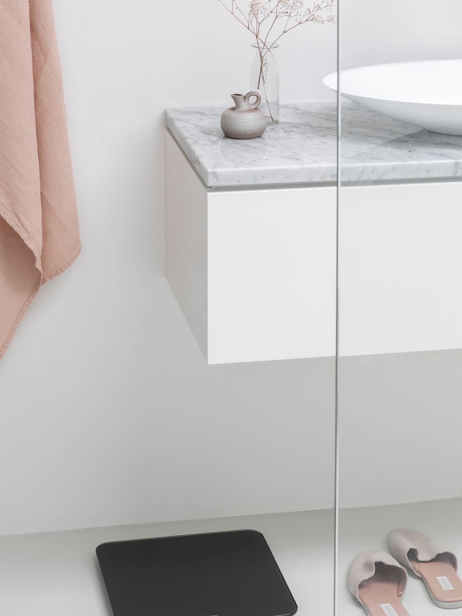 Brabantia ReNew digital bathroom scales - British product