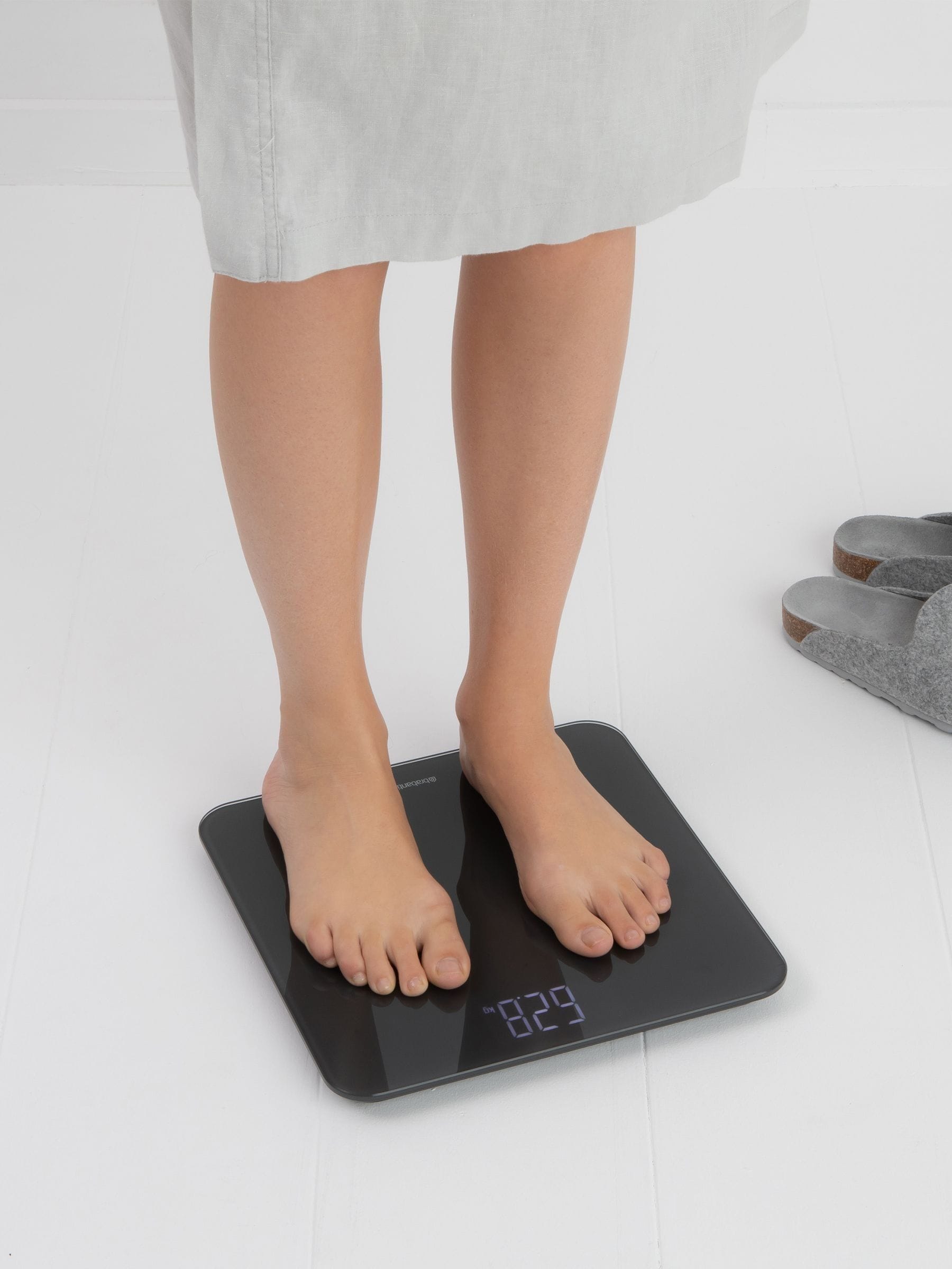 Brabantia ReNew digital bathroom scales - British product