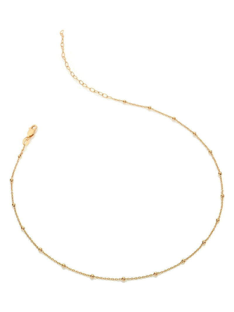Hot Diamonds Embrace gold tone beaded necklace, imported from the UK