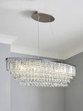 BHS Paladina Crystal Satin Brass Ceiling Light