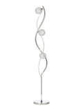 BHS Silver Orianna 3 light floor lamp - British product