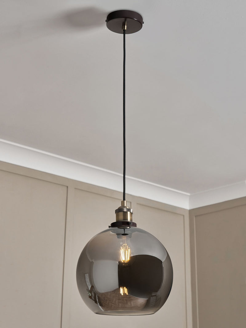 BHS Bronze pendant ceiling light, imported from the UK