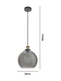 BHS Bronze pendant ceiling light, imported from the UK