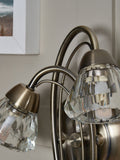 BHS Brass Marianne wall light, imported from the UK