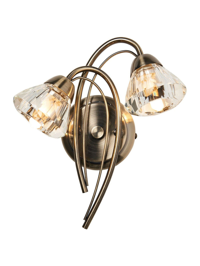 BHS Brass Marianne wall light, imported from the UK