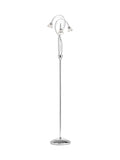 BHS Silver Marianne floor lamp with cut glass shades - British product