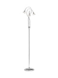 BHS Silver Marianne floor lamp with cut glass shades - British product