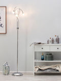 BHS Silver Marianne floor lamp with cut glass shades - British product