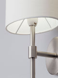 BHS Silver Oz Shaded Wall Light fixture (British brand)