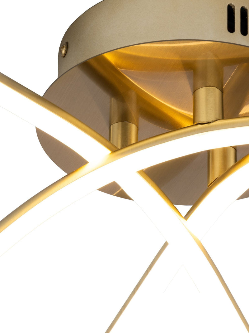 BHS Aalto cross over LED flush ceiling light - British product