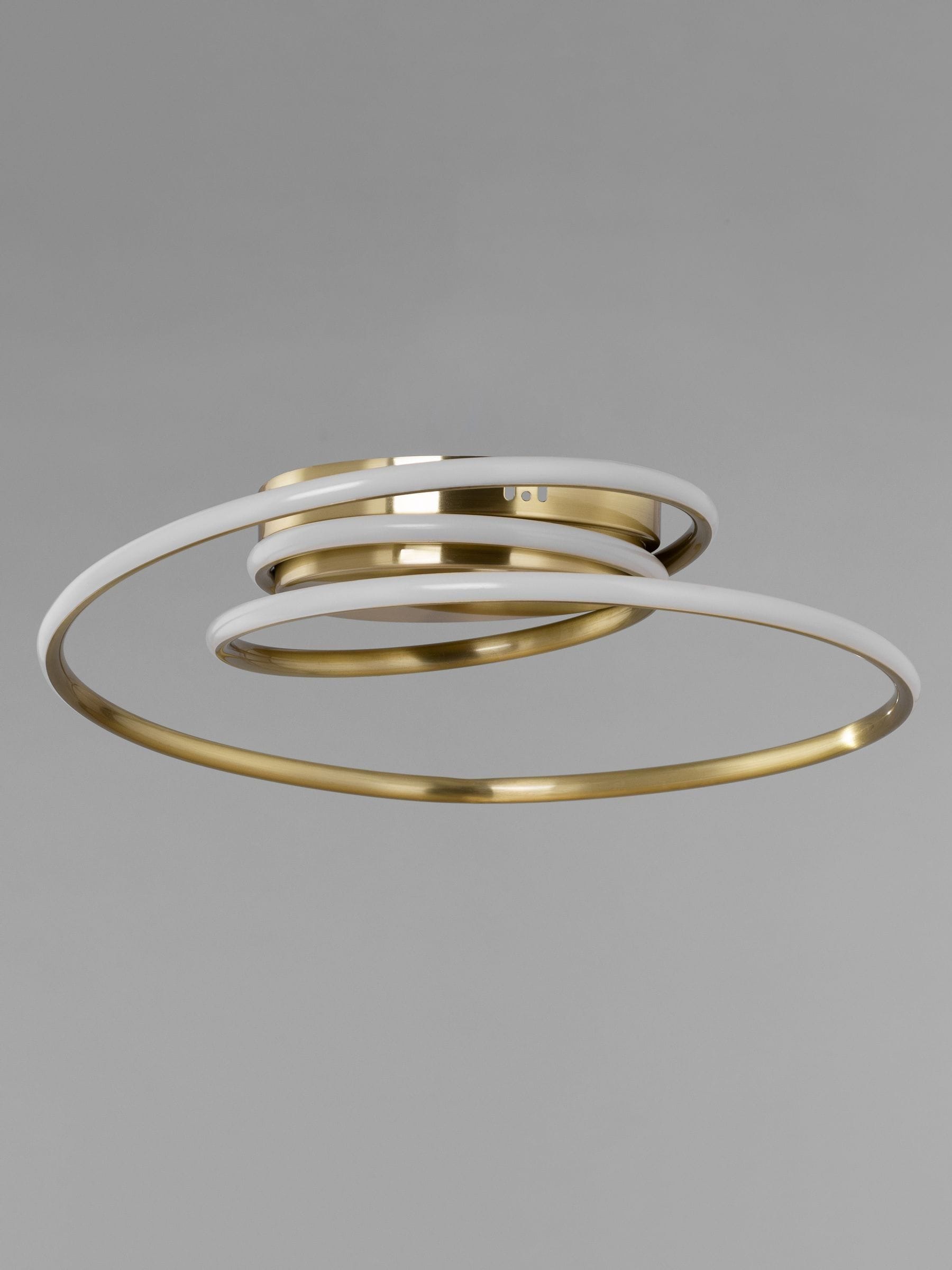 BHS brass Pei rings LED ceiling light 48cm - British product