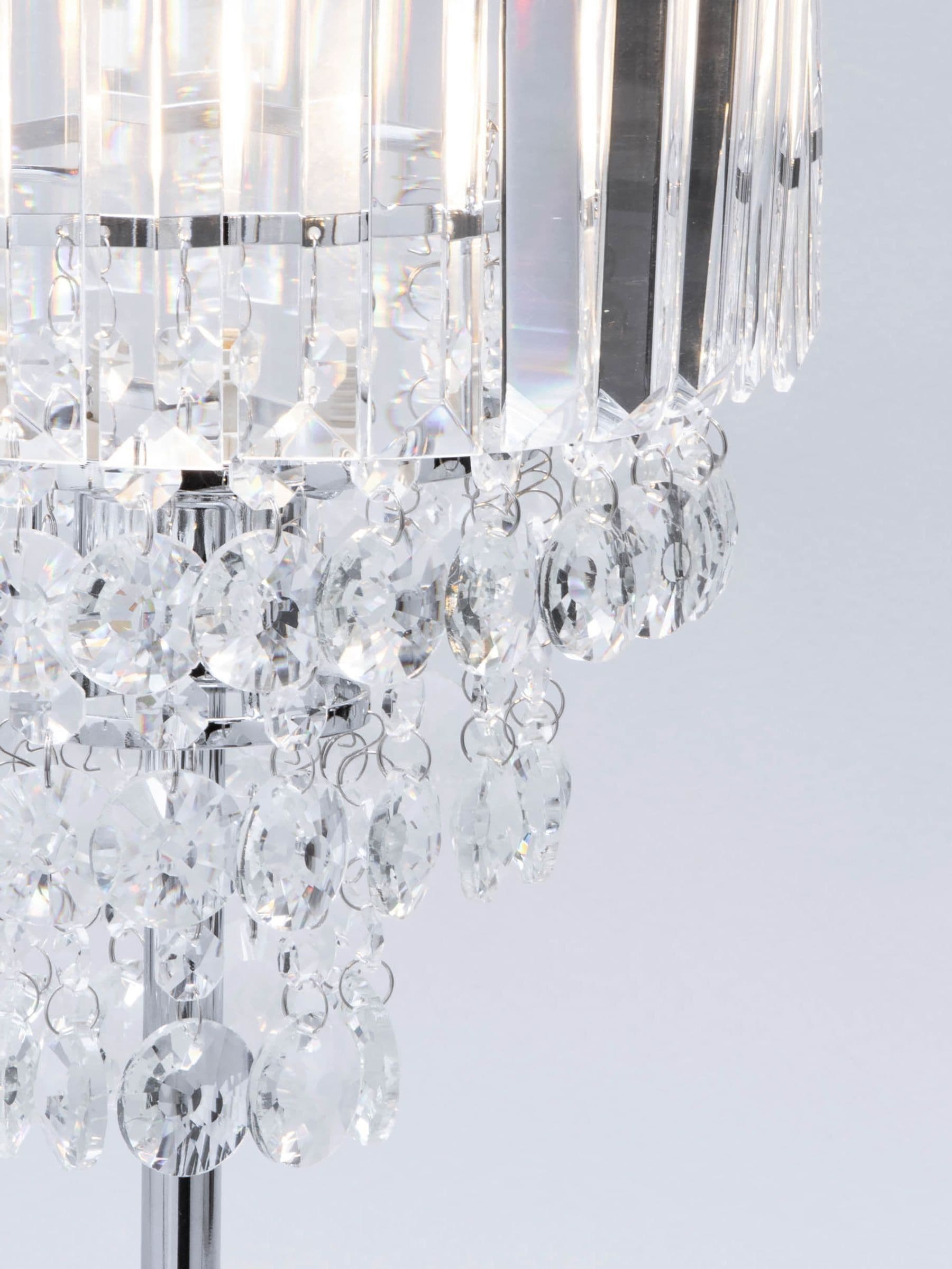 BHS Chrome Paladina table lamp 45cm, UK version