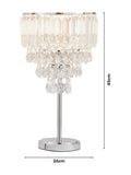 BHS Chrome Paladina table lamp 45cm, UK version