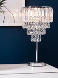 BHS Chrome Paladina table lamp 45cm, UK version