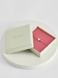 Ted Baker Silver Tone Crystal Heart Bracelet (British brand)
