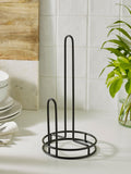 Sage green wire kitchen roll holder (British brand)