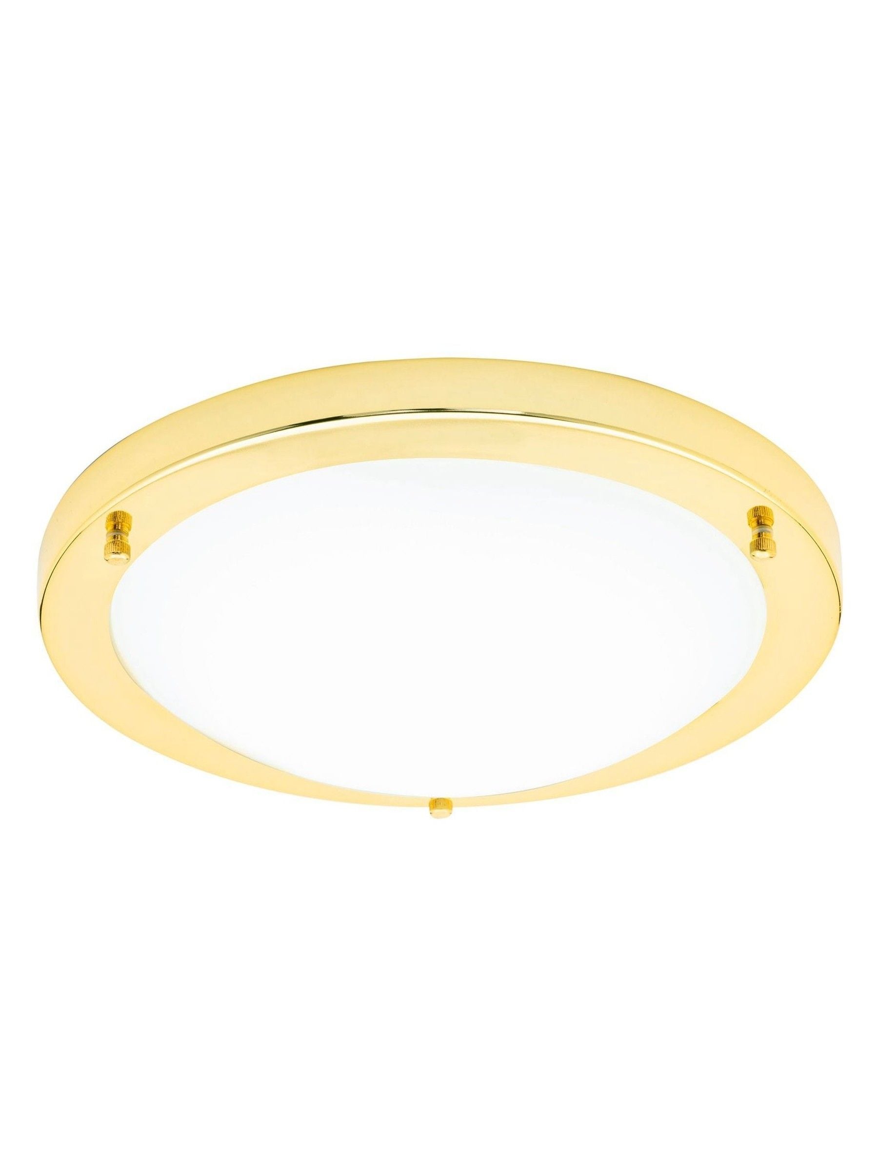 BHS Brass Delphi large flush bathroom ceiling light - British product