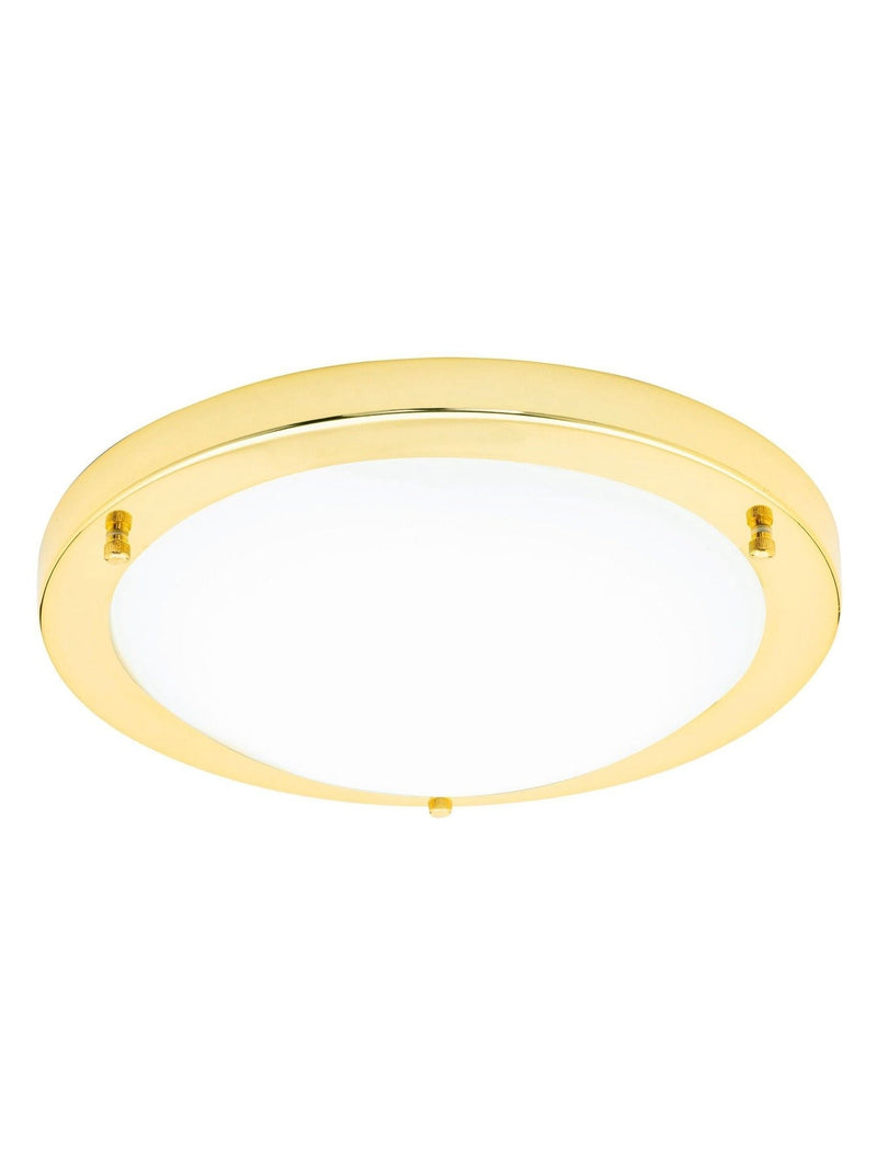 BHS Brass Delphi large flush bathroom ceiling light - British product
