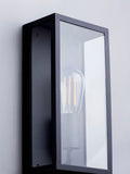 BHS Black Minerva outdoor wall light, UK version