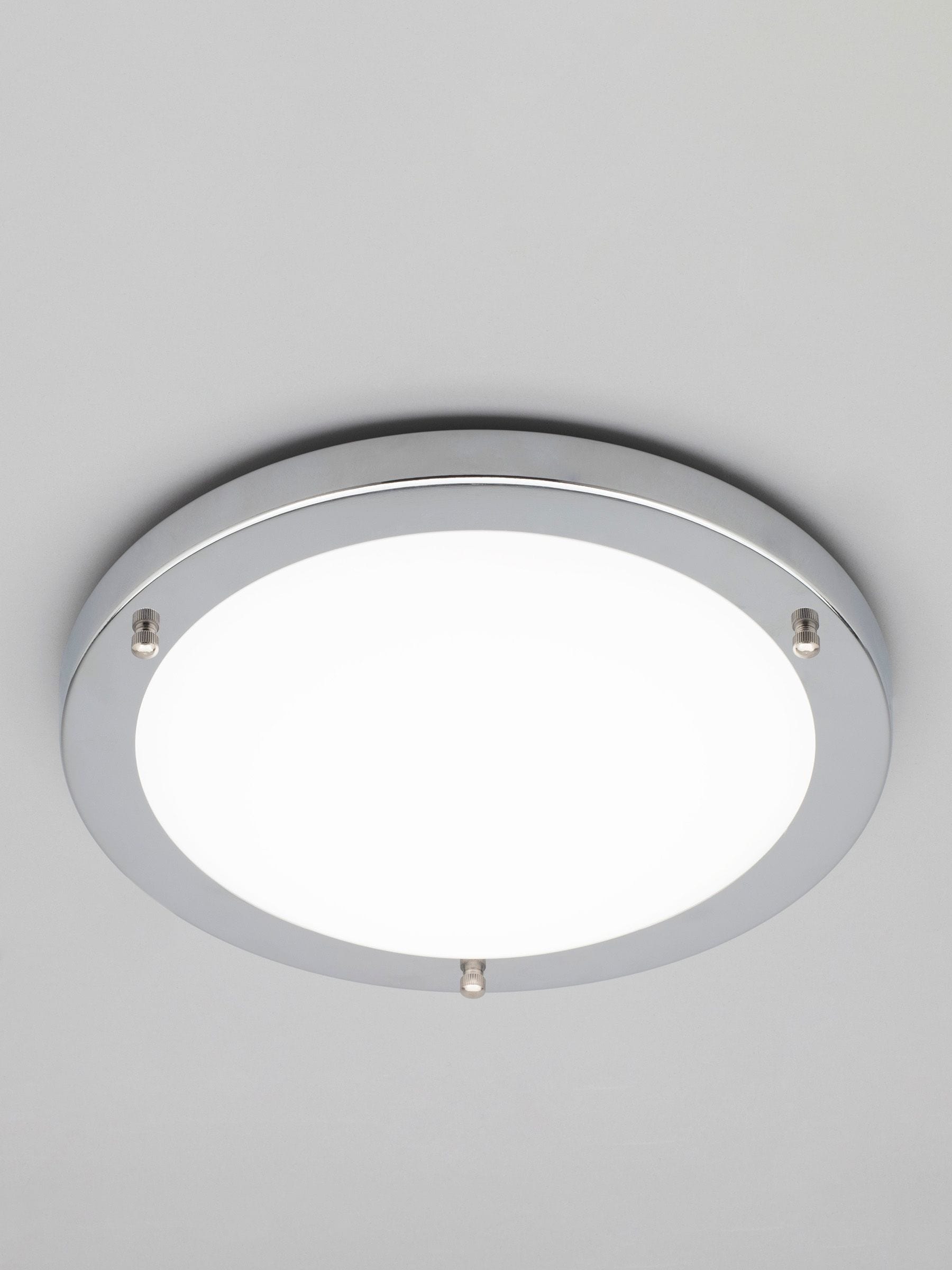 BHS Silver Delphi flush ceiling light - British product