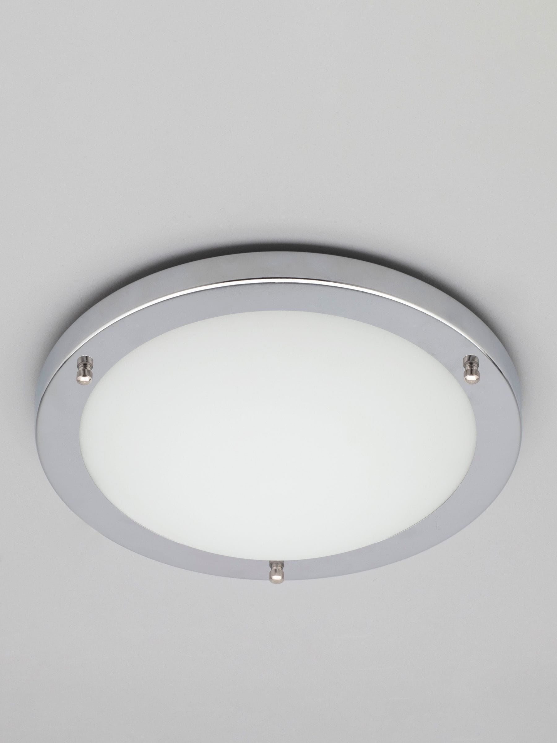 BHS Silver Delphi flush ceiling light - British product