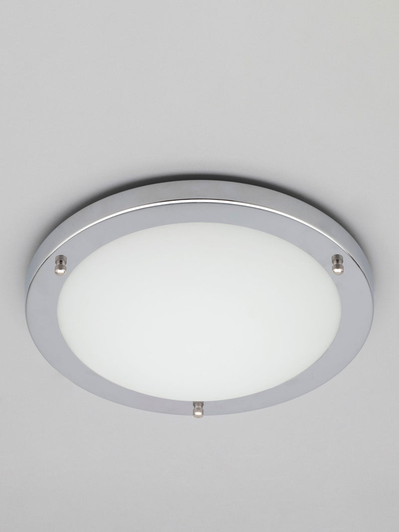 BHS Silver Delphi flush ceiling light - British product