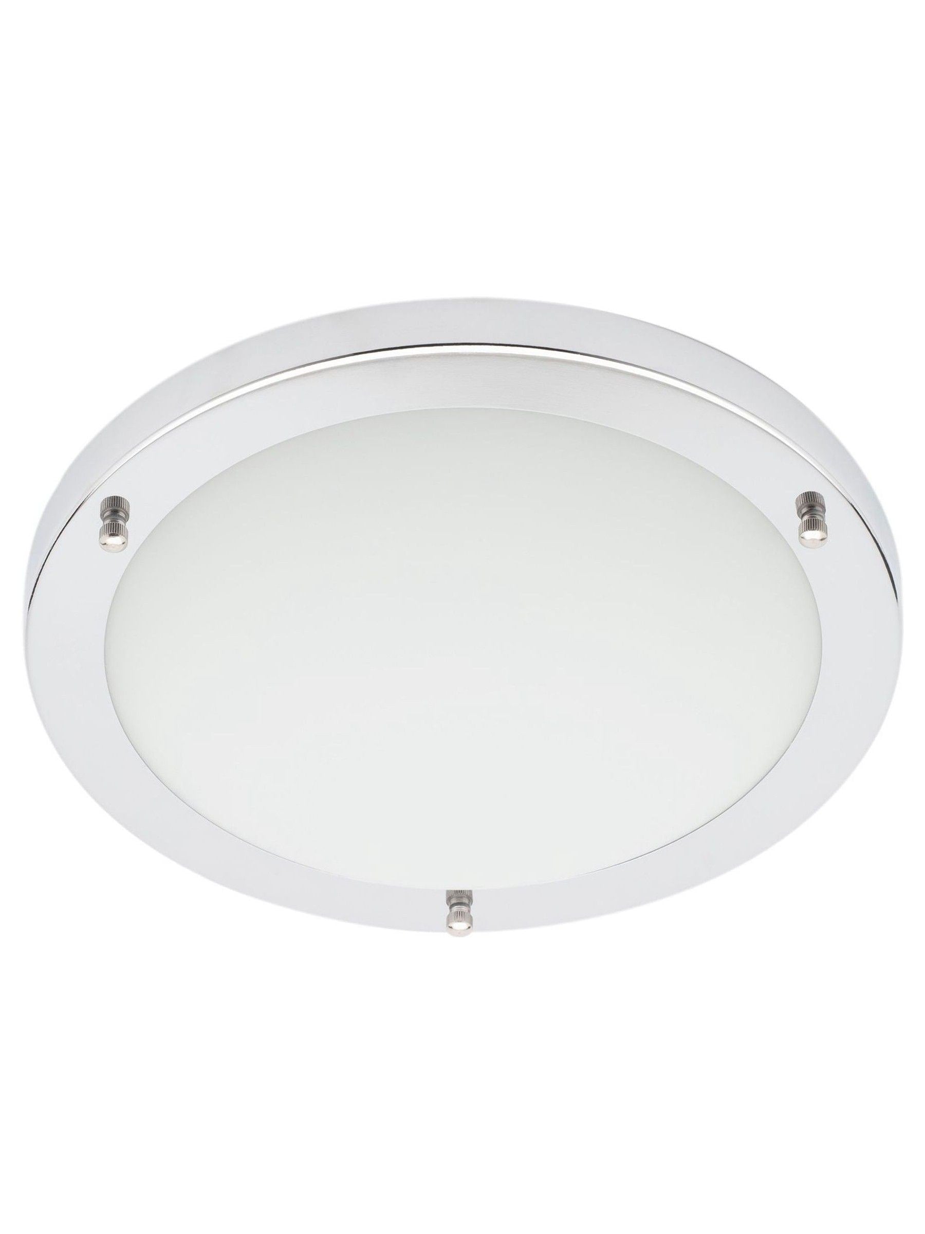 BHS Silver Delphi flush ceiling light - British product