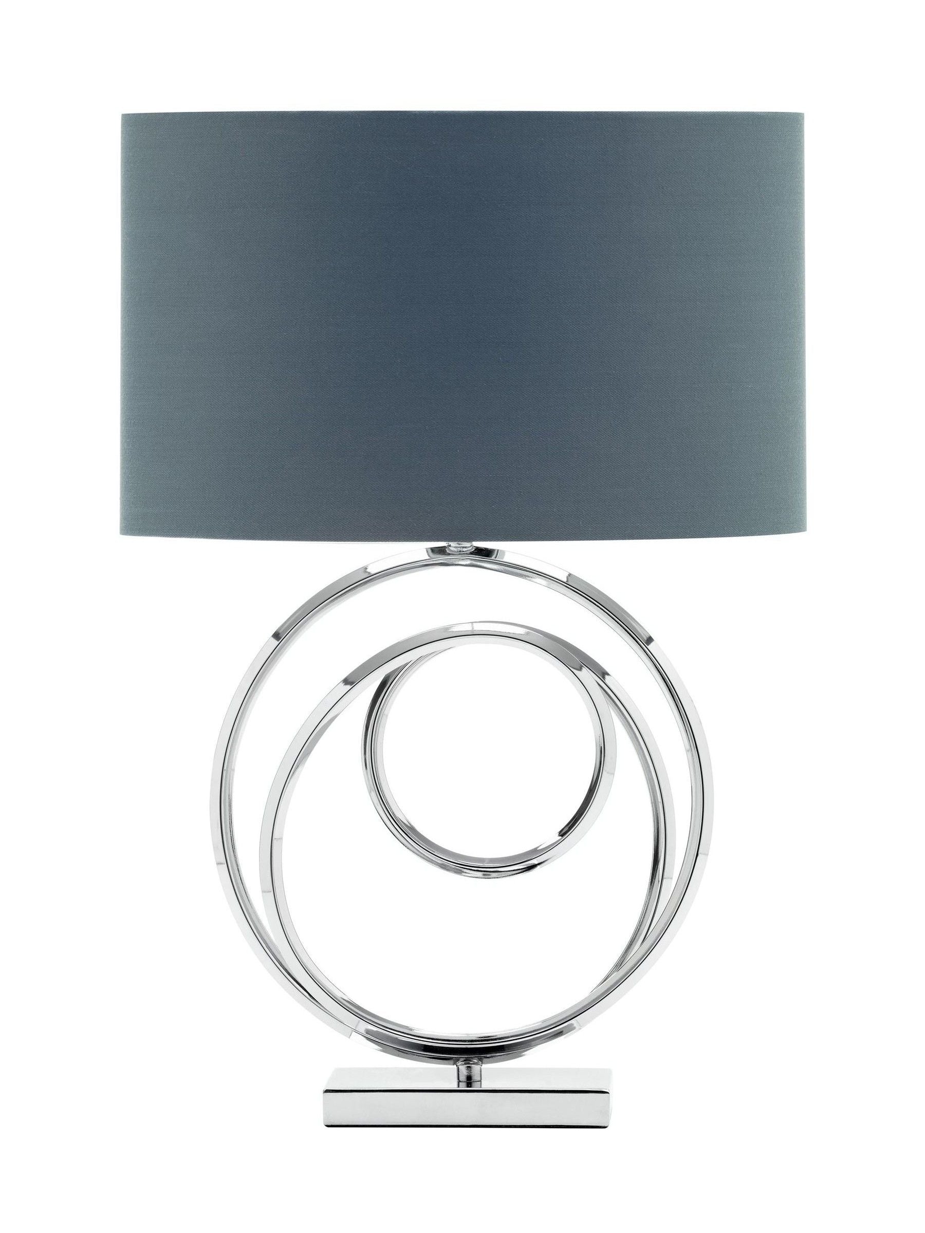 BHS Silver Saturn table lamp (British brand)