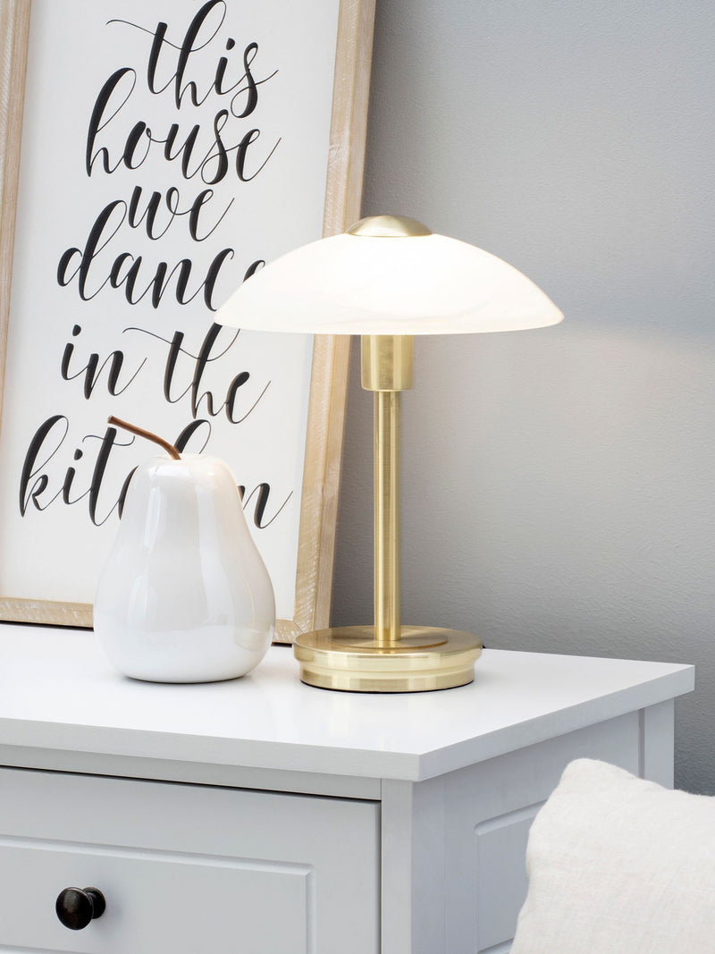 BHS Chrome Archie Touch Lamp