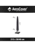 Aerocover grey parasol cover 215x30/40cm, imported from the UK