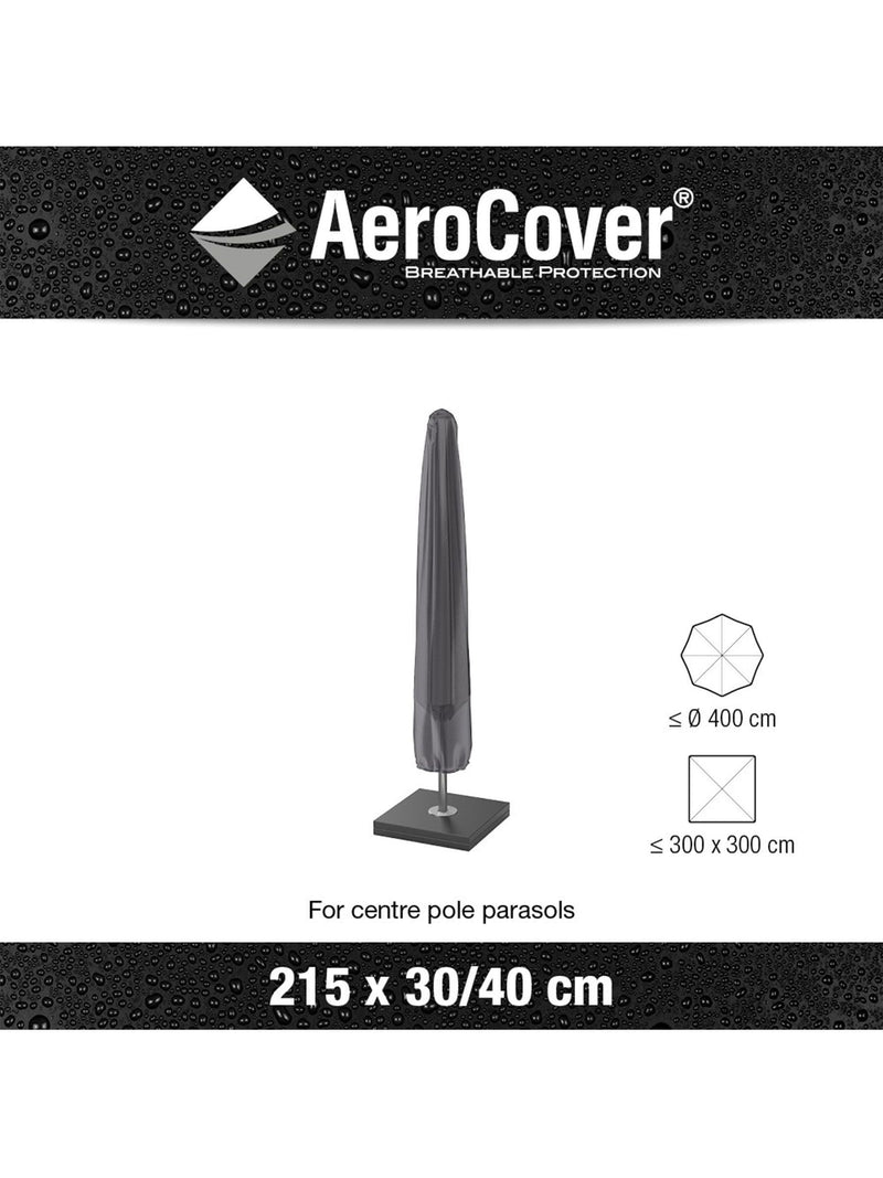 Aerocover grey parasol cover 215x30/40cm, imported from the UK