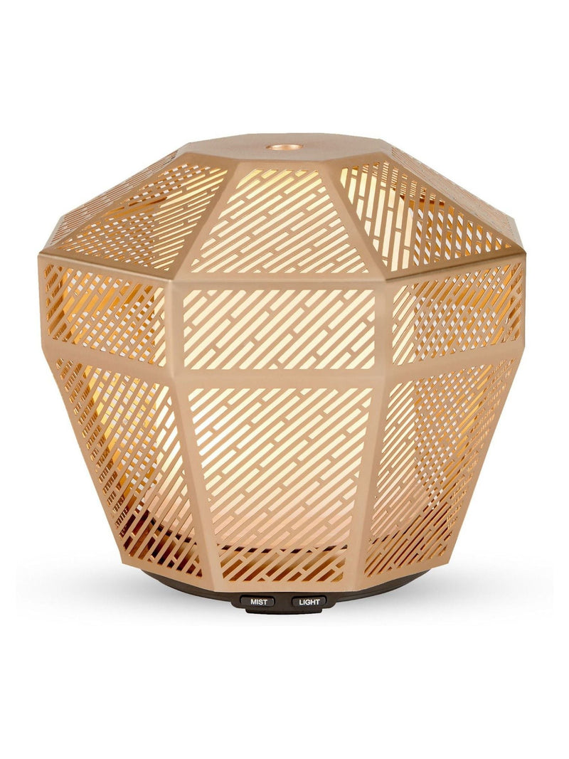 Made by Zen Luminarie Metallic Gold Electric Aroma Diffuser, imported from the UK