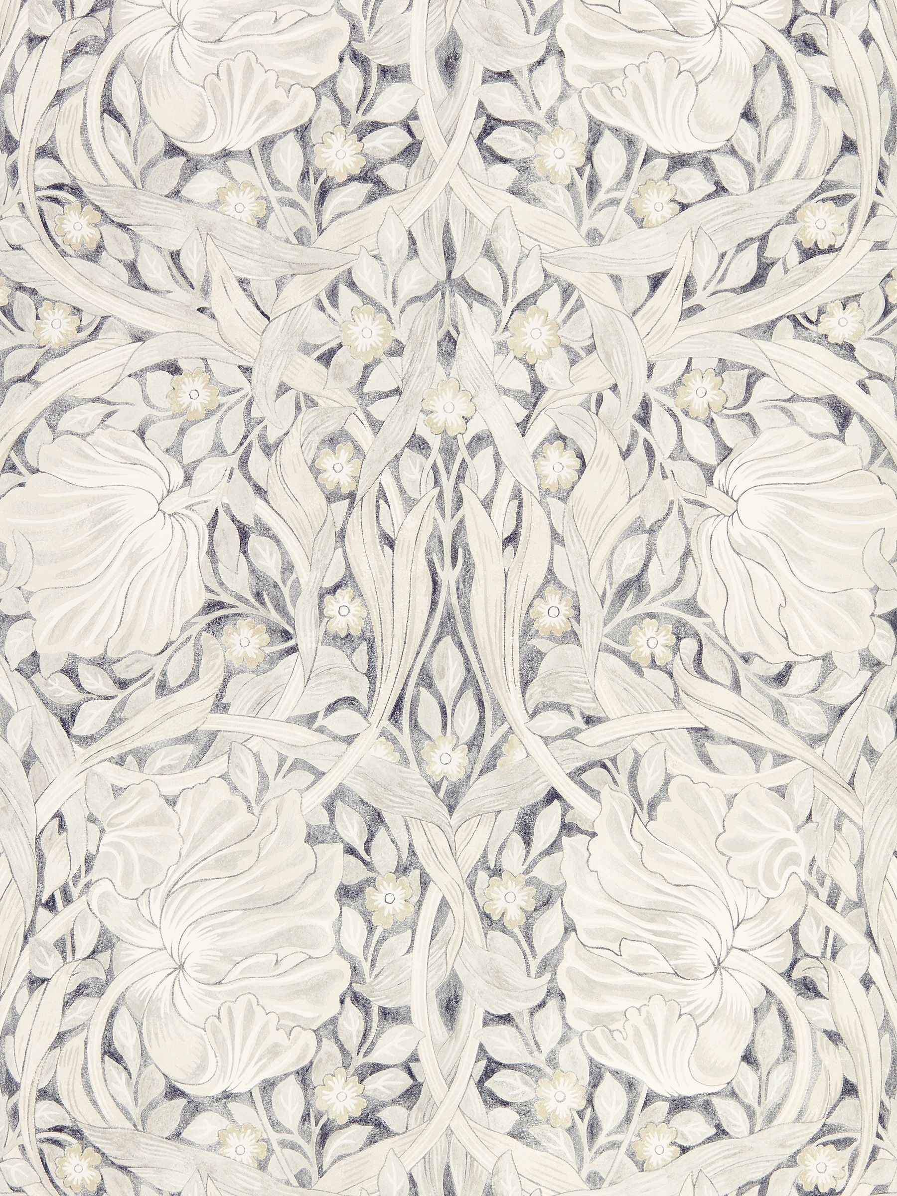 Morris & Co. Black Pure Pimpernel wallpaper 10.05M - British product