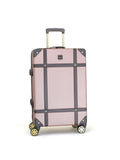 Rock Luggage Rose Pink Vintage Medium Suitcase