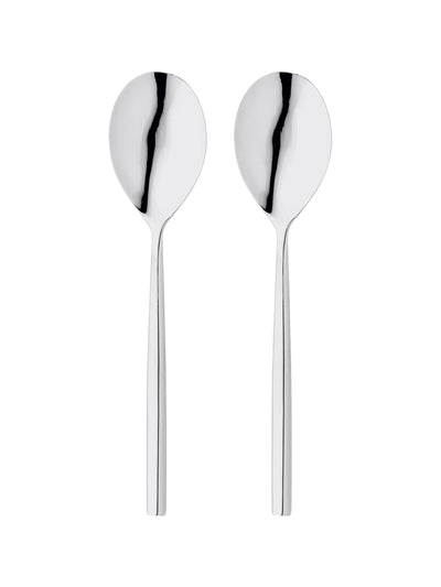 Next Stellar Silver 2 Piece Serving Spoon Set- Buy online at McGrocer