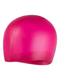 Speedo pink junior long hair swim cap, imported from the UK