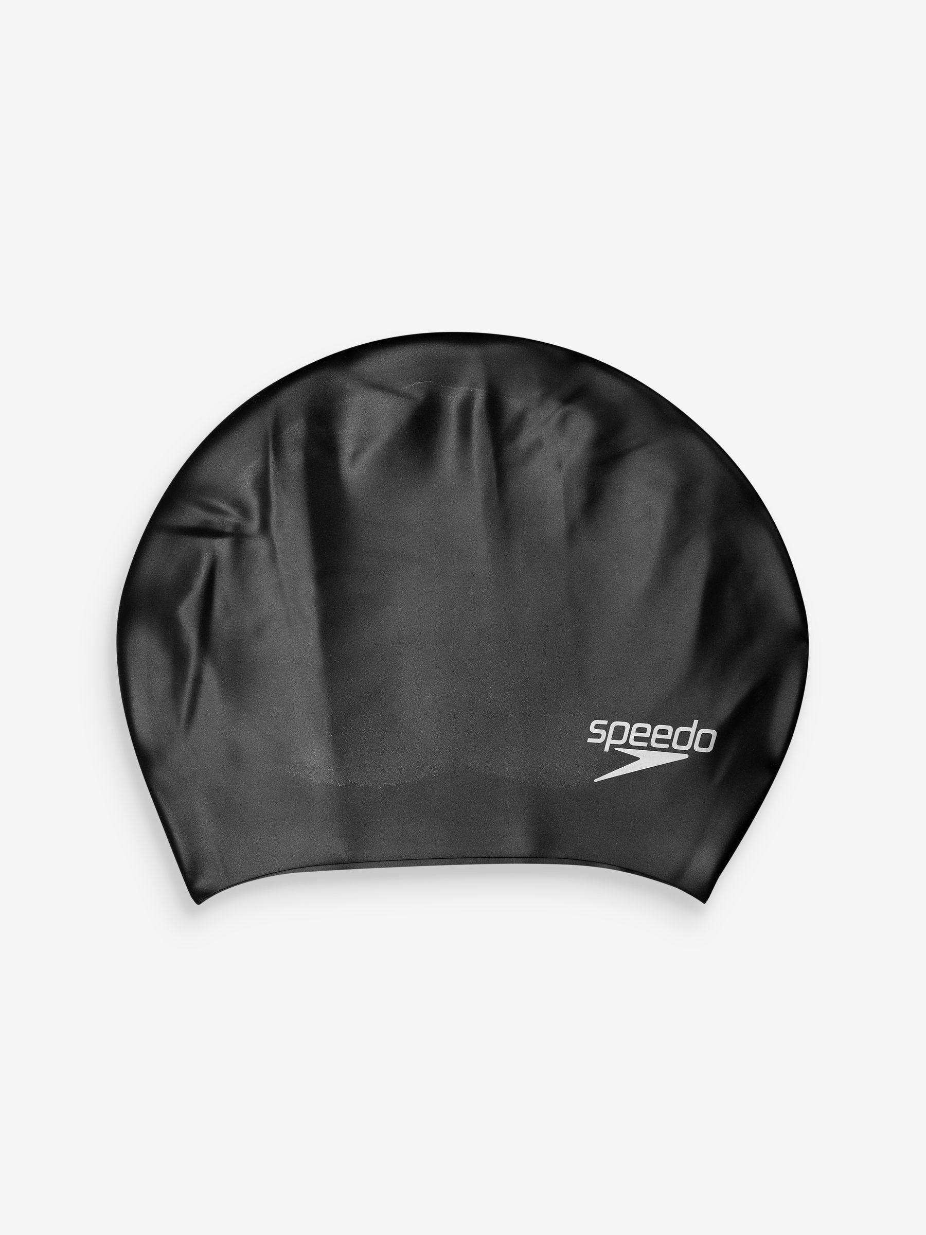 Speedo long hair cap black (British brand)