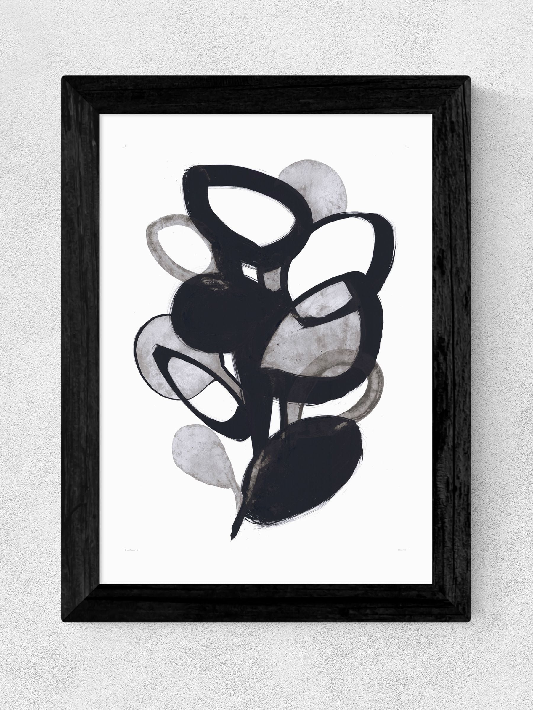 East End Prints Grey The Plant Print by Jorgen Hansson
