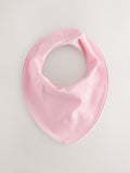 Pink baby dribble bibs 5 pack (British brand)