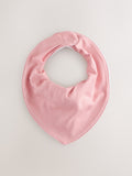 Pink baby dribble bibs 5 pack (British brand)
