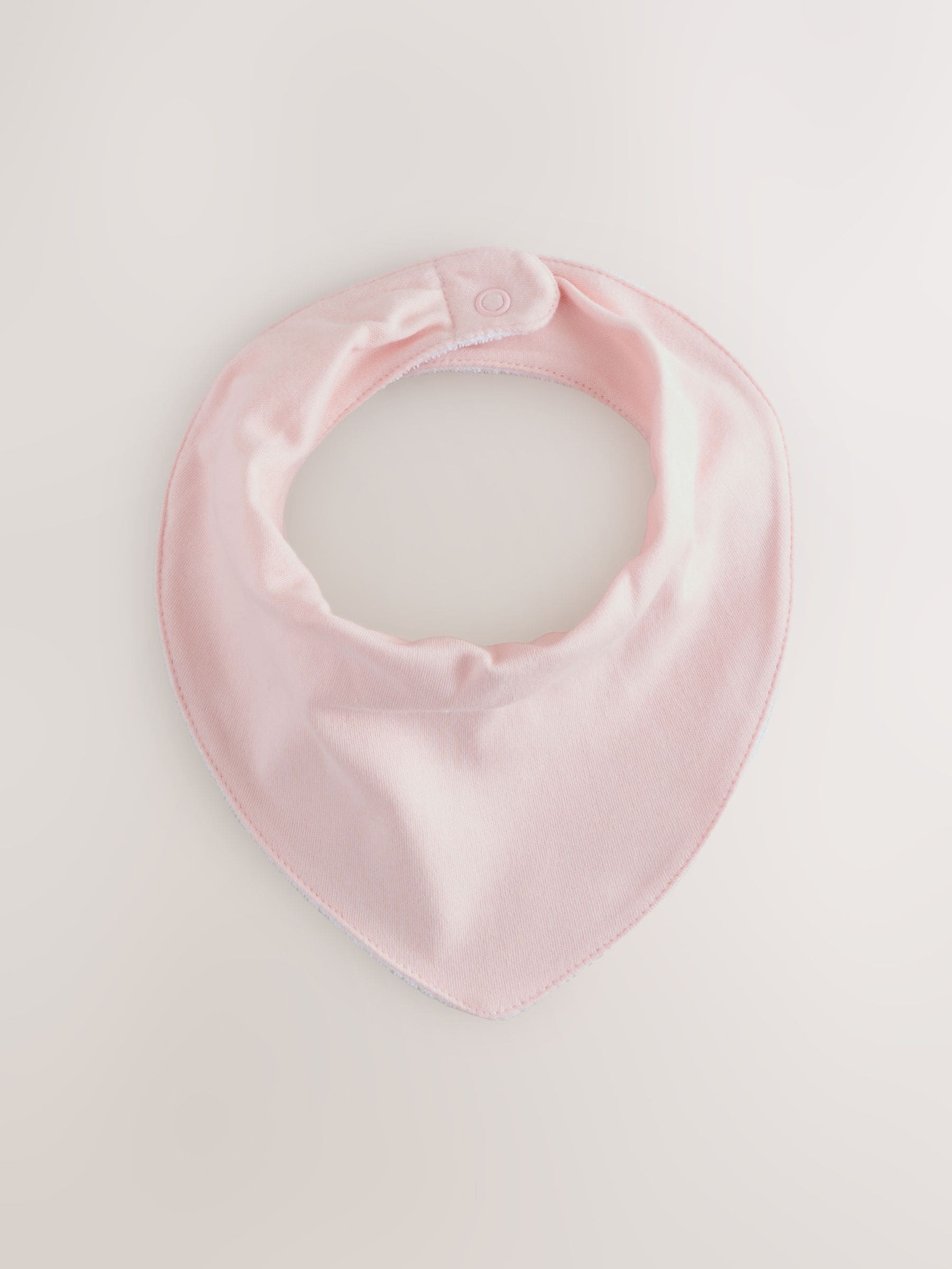 Pink baby dribble bibs 5 pack (British brand)