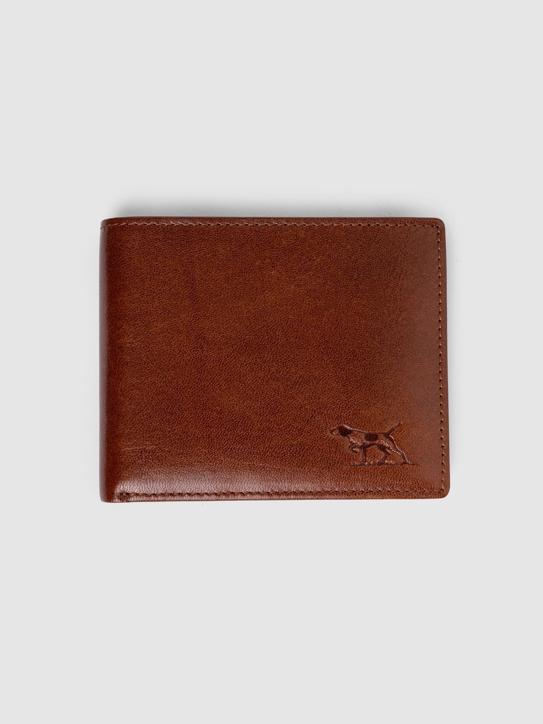 Rodd & Gunn Brown Wakefield bi-fold wallet, imported from the UK
