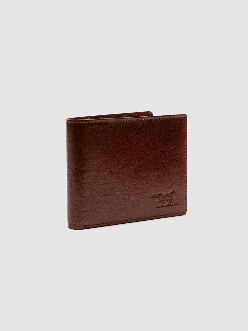Rodd & Gunn Brown Wakefield bi-fold wallet, imported from the UK