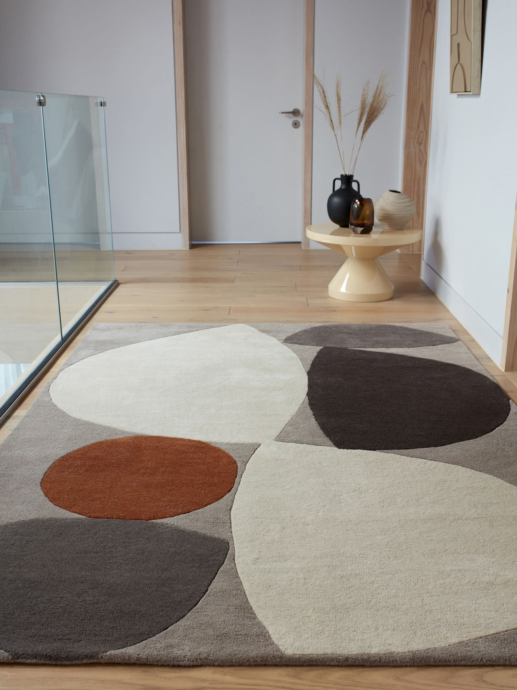Asiatic Rugs Grey Reef wool rug - British product