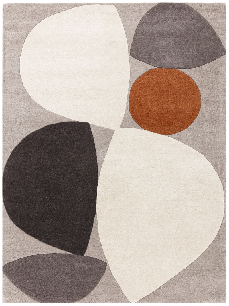 Asiatic Rugs Grey Reef wool rug - British product