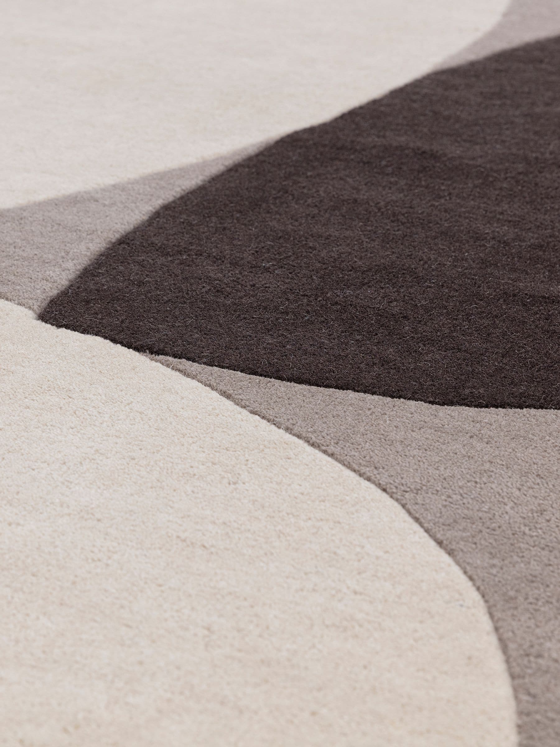 Asiatic Rugs Grey Reef wool rug - British product